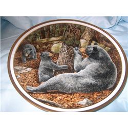 Vintage Lenox American Wildlife Plate Collection Black