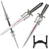 Image 1 : 39" COBRA STYLE SHORTS SWORDS W/DISPLAY STAND