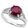 Image 1 : GENUINE 2.39 CTW RUBY AND 0.01 CTW DIAMOND PLATINUM PLA
