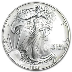 1995 1 oz Silver American Eagle BU
