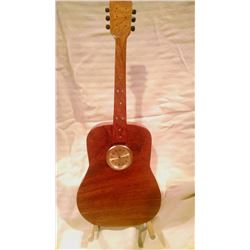 Wood Guitar Clock