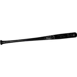 RICKEY HENDERSON AUTOGRAPHED BLACK GAME MODEL LOUISVILL
