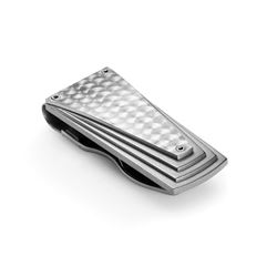 Tonino Lamborghini Motore Stainless Steel Money Clip