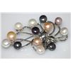 Image 2 : MULTICOLOR PEARL BROOCH