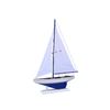 Image 1 : Hand Made Pacific Sailboat 25"