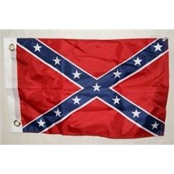 CONFEDERATE FLAG 12" X 18"