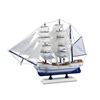 Image 1 : Hand Made Malibu Sailing Ship 15"