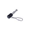 Image 1 : Nautical Chrome Spyglass with Leather Keychain 6"