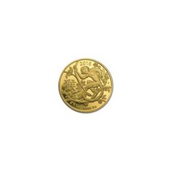 2016 Australia 1 oz Gold Lunar Year of the Monkey BU Co