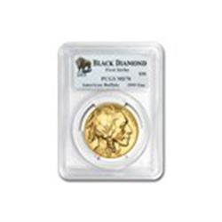 2015 1 oz Gold Buffalo MS-70 PCGS (FS, Black Diamond)