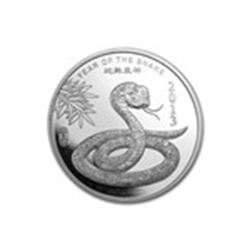 1 oz Silver Round - (2013 Year of the Snake)