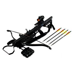 175LBS RECURVE HUNTING CROSSBOW COMES/STRAP, RED DOT SI