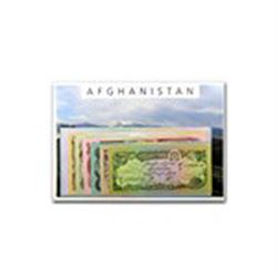 1979-1993 Afghanistan 10-10000 Afghanis Banknote Set Un