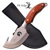 Image 1 : ELK RIDGE 8.25" BROWN ROSE WOOD HANDLE FIXED BLADE KNIF