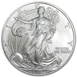 2007 1 oz Silver American Eagle BU