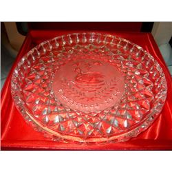 Vintage Waterford Crystal Plate 1990, 12 Days of Christ