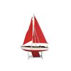 Image 1 : Hand Made It Floats 12" - Red with Red Sails Floating S