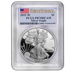 2015-W Proof Silver American Eagle PR-70 PCGS (First St