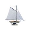 Image 1 : Hand Made Bermuda Sloop Dark Blue 17"