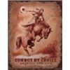 Image 1 : CBC Saddle Bronc METAL SIGN