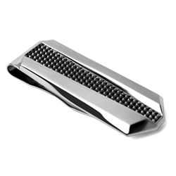 Tonino Lamborghini Gunmetal Aria Collection Money Clip