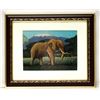 Image 1 : HAND MADE GEM STONE PANTING OF A ELEPHANT