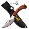 Image 1 : ELK RIDGE 8" BROWN PAKKAWOOD HANDLE FULL TANG FIXED BLA