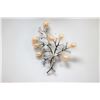 Image 1 : TREE PEACH PEARL CZ BROOCH AUTHENTIC PHILIPPINE PEARL M