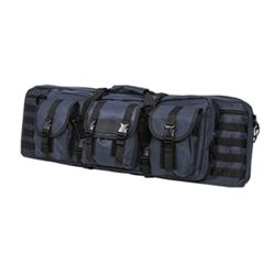 36" BLACK AND BLUE DUAL CARBINE RIFLE CASE