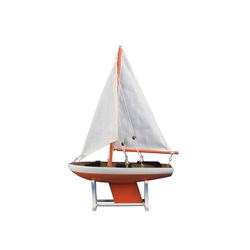 Hand Made It Floats 12" - Orange Floating Sailboat