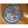 Image 1 : Beautiful oriental plate, has no name. color: Blue & Cr