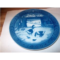 Vintage Plate, Royal Copenhagen, Denmark, In the Old Fa