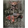 Image 1 : LEGENDS DIRTY RAT METAL SIGN