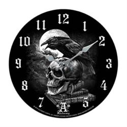 Poe's Raven Clock wall clock