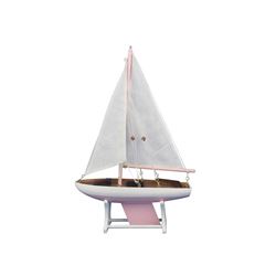 Hand Made It Floats 12" - Pink Floating Sailboat