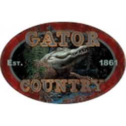 Gator Country METAL SIGN