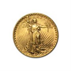 $20 Saint-Gaudens Gold Double Eagle AU (Random Years)