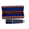 Image 1 : Hampton Collection Solid Brass w/ Leather Nautical Tele