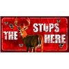 Image 1 : Buck Stops Here METAL SIGN