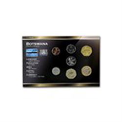 1999-2008 Botswana 5 Thebe-5 Pula Coin Set Unc