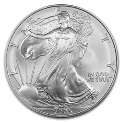 2005 1 oz Silver American Eagle BU