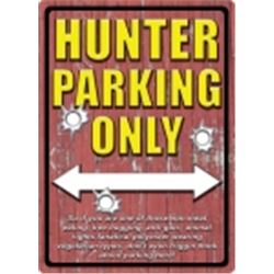 Hunter Parking Only METAL SIGN