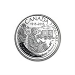 2015 Canada 1/4 oz Silver $3 - 100th Anniv of Flanders