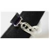 Image 2 : .925 STERLING SILVER 0.90 CTW AMETHYST RING