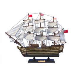 Hand Made HMS Victory 14"