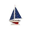 Image 1 : Hand Made Patriotic Sailer 17"