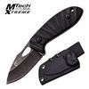 Image 1 : MTECH 6.1" BLACK FIXED BLADE KNIFE