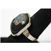 Image 2 : BRASS RING W/ SEMI-PRECIOUS STONE