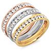 Image 1 : Steel Tri Color Rings