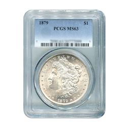 1879 $1 Morgan Silver Dollar - PCGS MS63